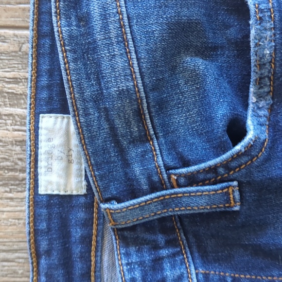 BRIDGE By GLY Mid Rise Skinny stretch distressed jeans style #BG5100L sz 28 euc - Picture 3 of 11